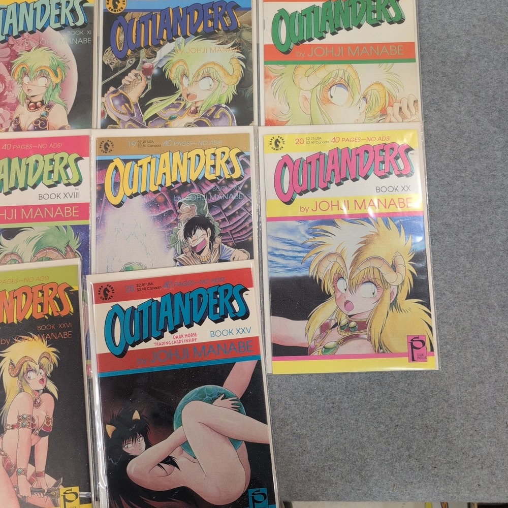 Outlanders Manga Comic Lot Dark Horse Johji Manabe Books 1-26 Mixed NF 22 Issues - Picture 7 of 7